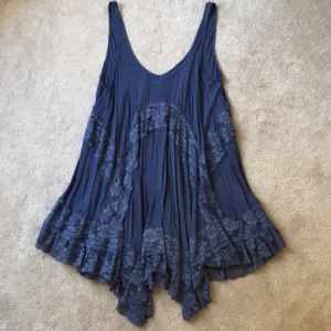 Free People trapeze mini dress
